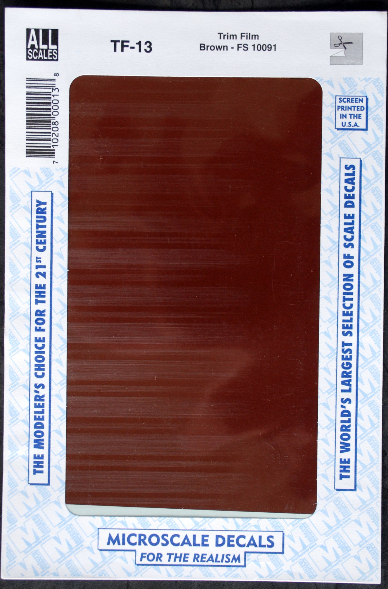 Micro Scale Decals Trim Film Plain einfarbig Naßschiebe- Abziehbilder