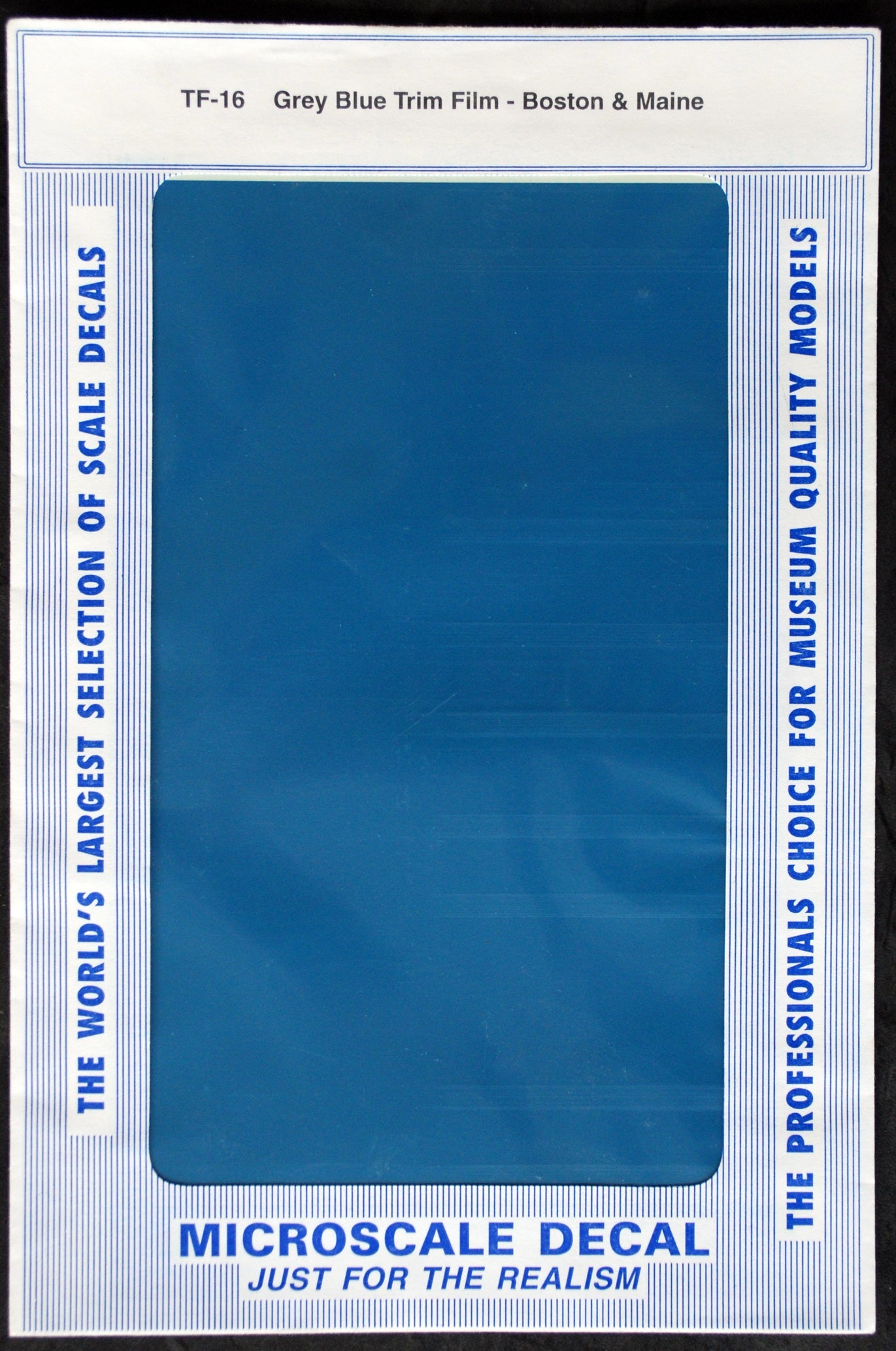Micro Scale Decals Trim Film Plain einfarbig Naßschiebe- Abziehbilder