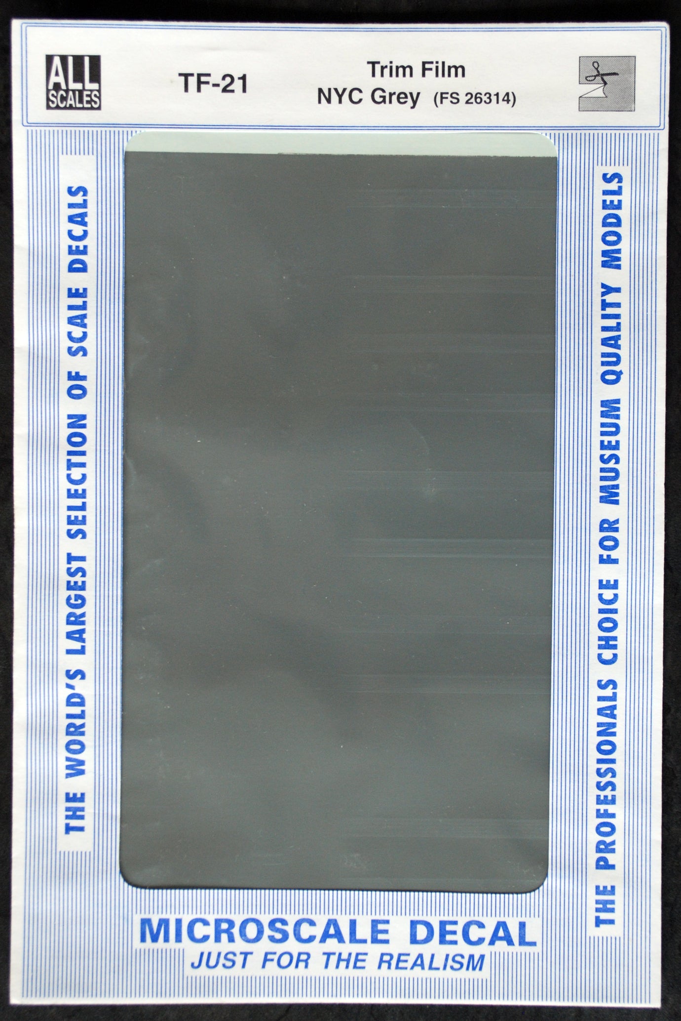 Micro Scale Decals Trim Film Plain einfarbig Naßschiebe- Abziehbilder