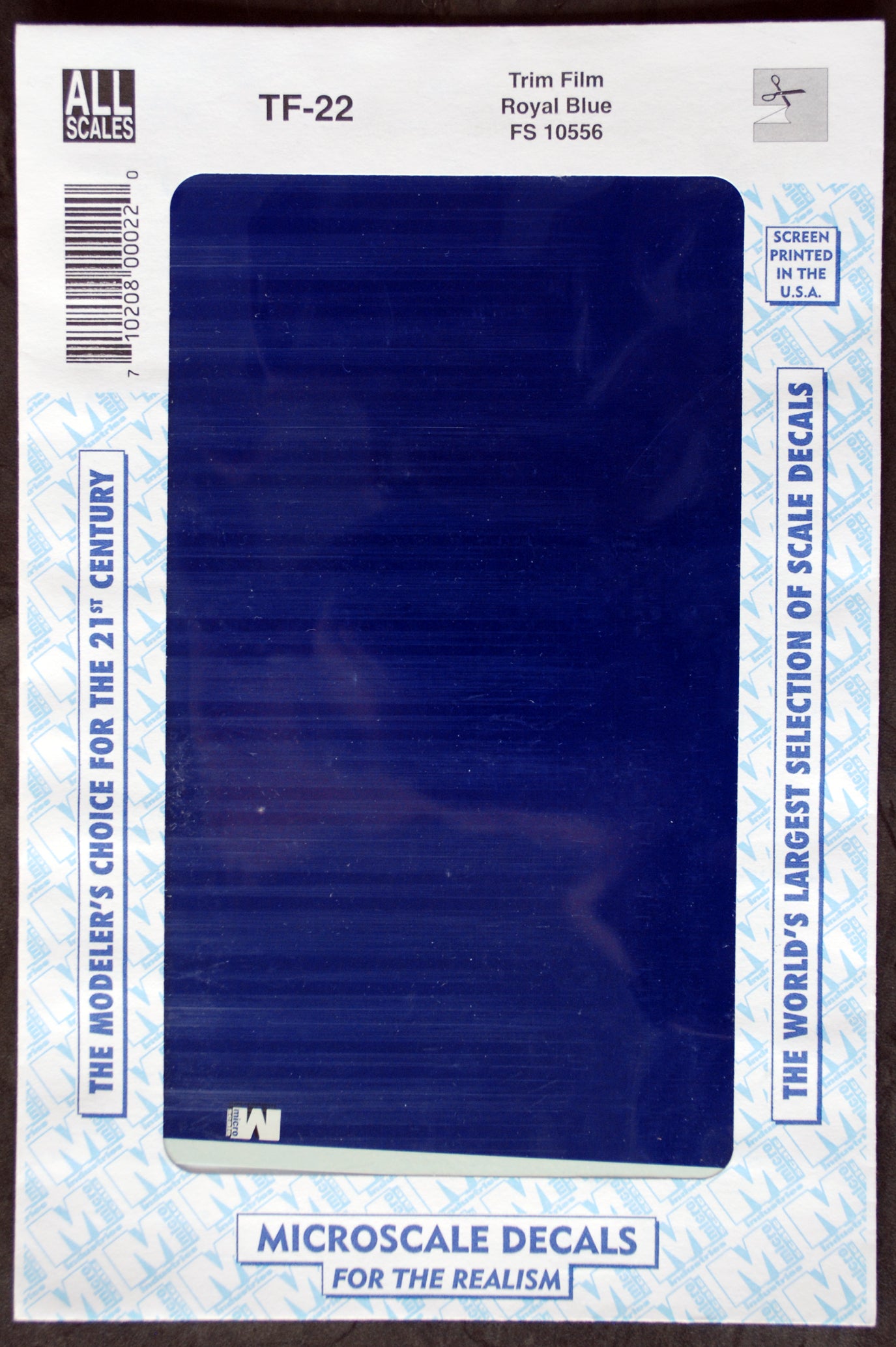 Micro Scale Decals Trim Film Plain einfarbig Naßschiebe- Abziehbilder