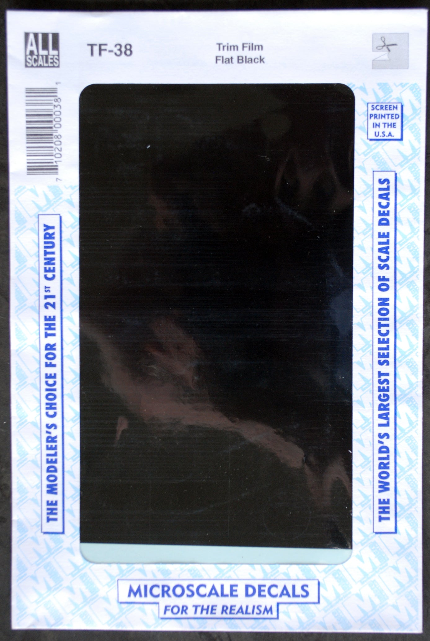 Micro Scale Decals Trim Film Plain einfarbig Naßschiebe- Abziehbilder