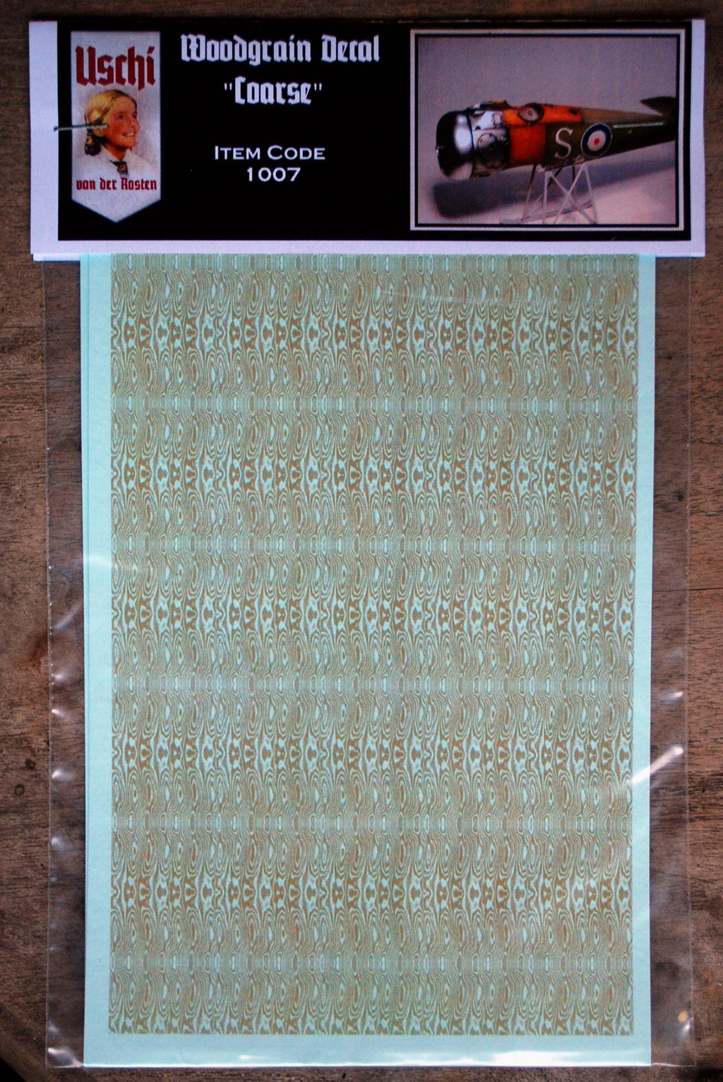 Uschi van der Rosten 1007 Decals Holzdekor Woodgrain Coarse