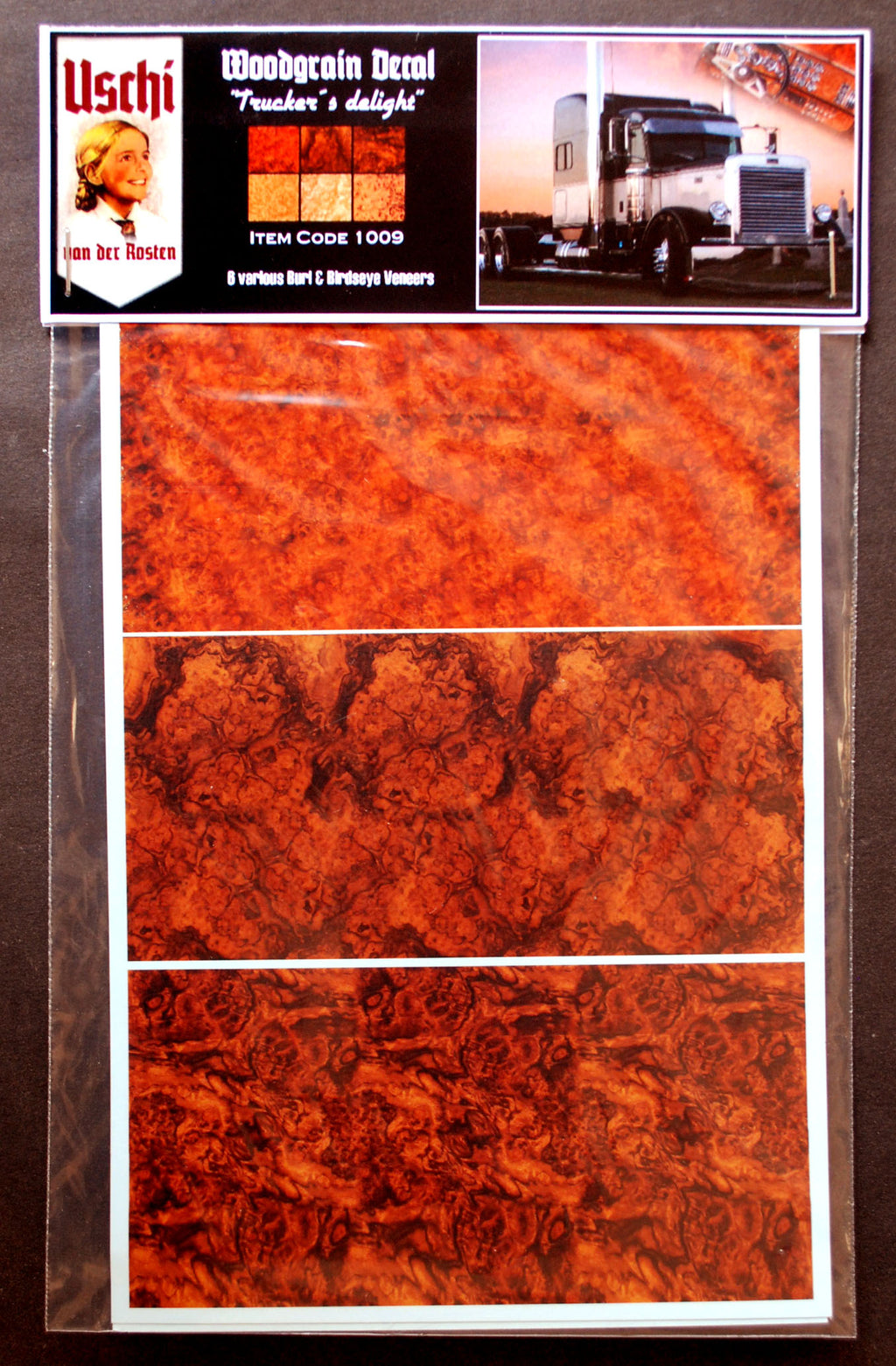Uschi van der Rosten 1009 Decals Holzdekor Woodgrain Truckers delight