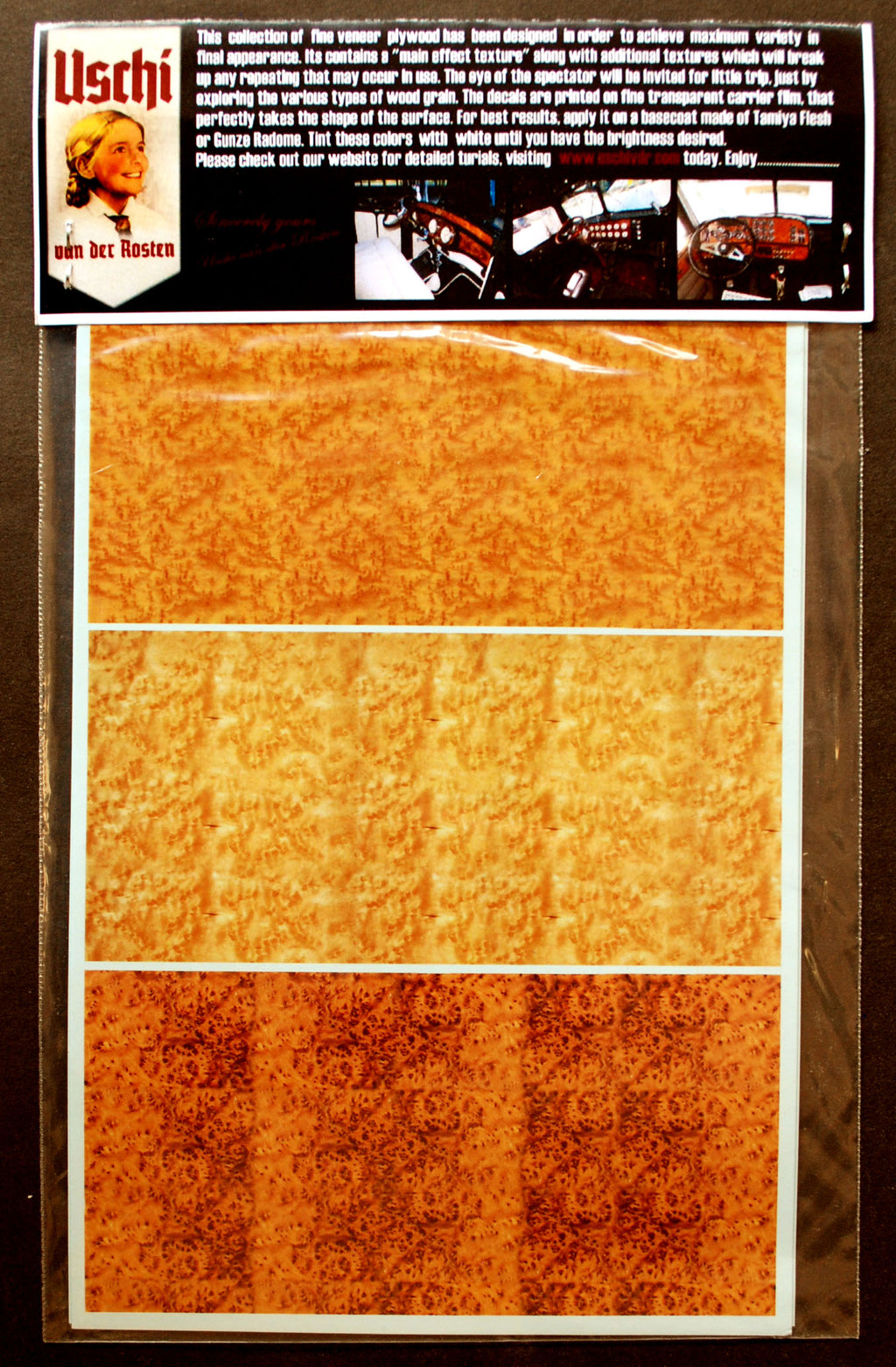 Uschi van der Rosten 1009 Decals Holzdekor Woodgrain Truckers delight