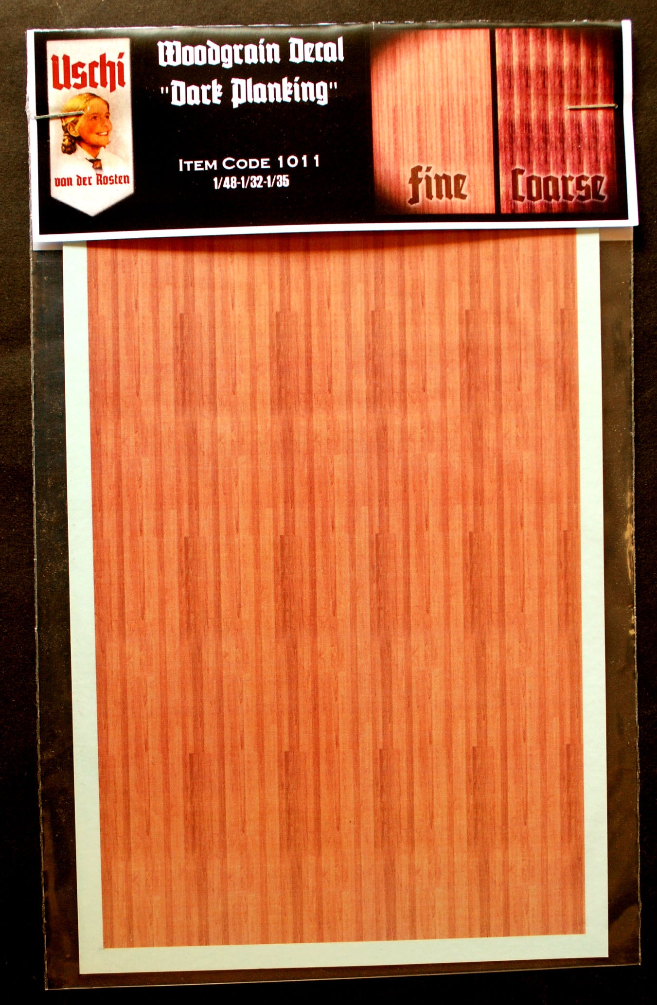 Uschi van der Rosten 1011 Decals Holzdekor Woodgrain Dark Planking