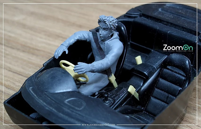 Figur 02 Fahrerfigur Manga style 1:24 ZoomOn Z078