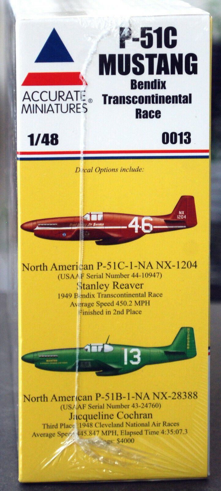 Accurate Miniatures 0013 P-51C Mustang Bendix Transcontonental Race 1:48