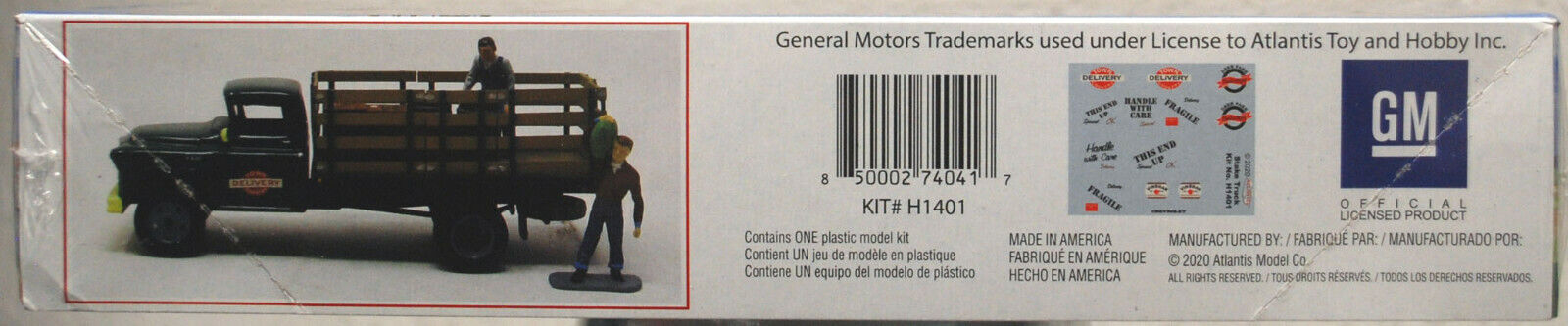 1955 Chevrolet 2 Ton Stake Truck 1:48 Atlantis 1401