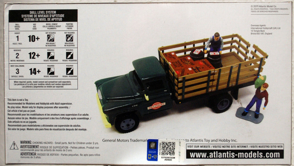 1955 Chevrolet 2 Ton Stake Truck 1:48 Atlantis 1401