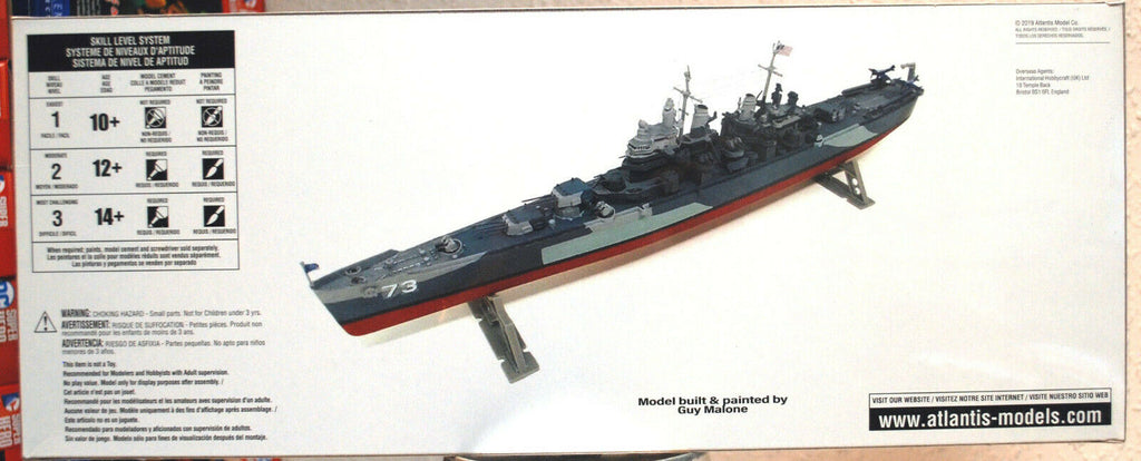 USS Pittsburgh CA-72 Kreuzer der Baltimore Klasse 1:490 Atlantis 457