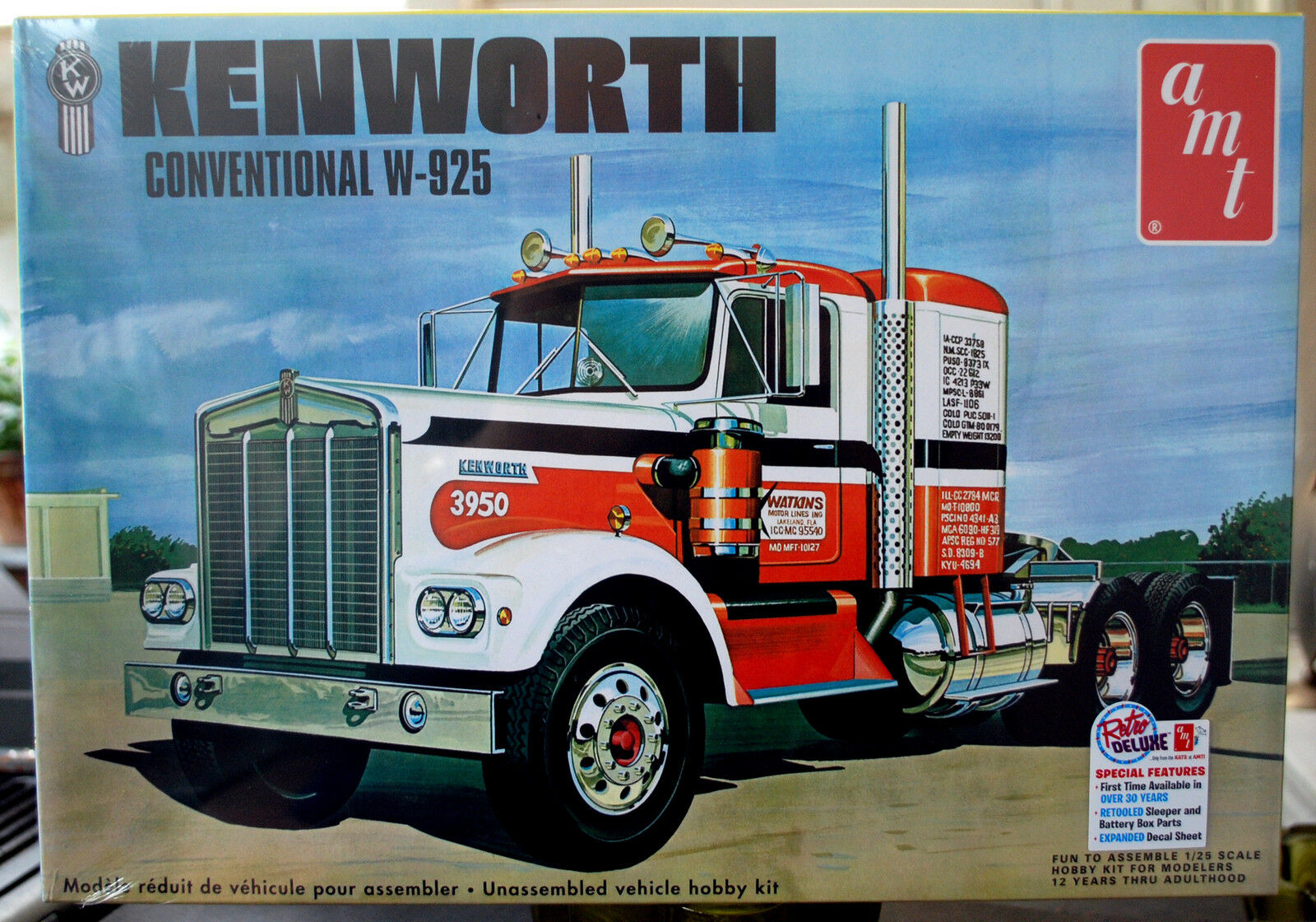 Kenworth Conventional W 925  1:25 AMT 1021 wieder neu 2017