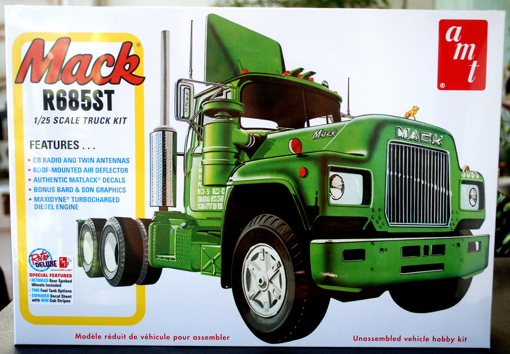 Mack R 685 ST Tractor Zugmaschine, 1:25, AMT 1039 wieder neu 2017