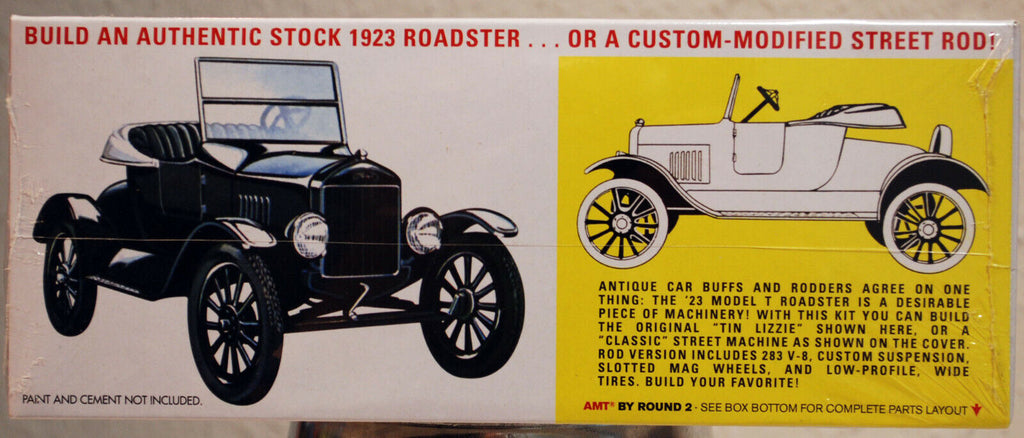 1923  Ford T Roadster 2´n1 Stock or Street Rod 1:25 AMT 1130 wieder neu 2019