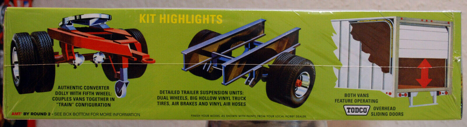 Trailmobile Double Header two complete 27Ft. vans 1:25 AMT 1132 wieder neu 2019
