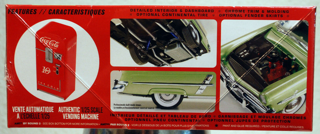 1953 Ford Crestline Victoria Hardtop Coca-Cola 1:25 AMT 1146
