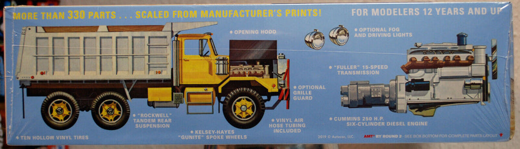 Autocar DC-9964B Dump Truck Kipper 1:25 AMT 1150 wieder neu 2019
