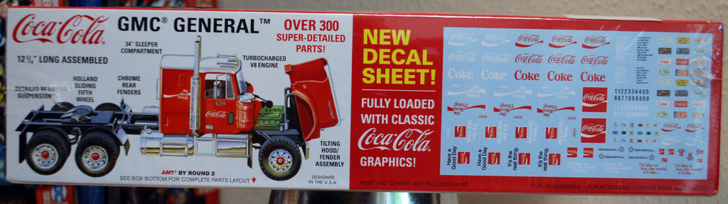 GMC General Tractord Truck Coca-Cola Zugmaschine 1:25 AMT 1179 wieder 2020
