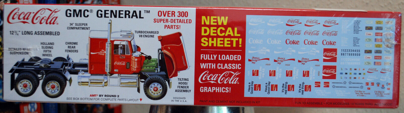 GMC General Tractord Truck Coca-Cola Zugmaschine 1:25 AMT 1179 wieder 2020