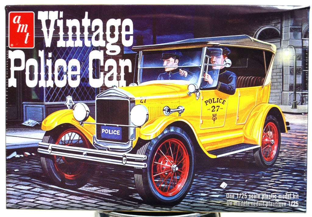 1927 Ford T Vintage Police Car 1:25 AMT 1182 wieder neu 2020