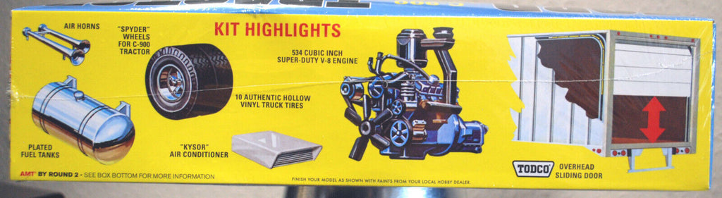 Ford C-600 Tractor w. Trailer Hostess Cake 1:25 AMT 1221 wieder 2021