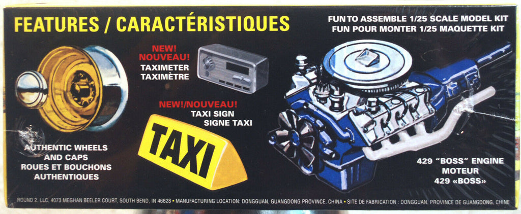 AMT 1243 1970 Ford Galaxie Taxi 1:25 neu 2021