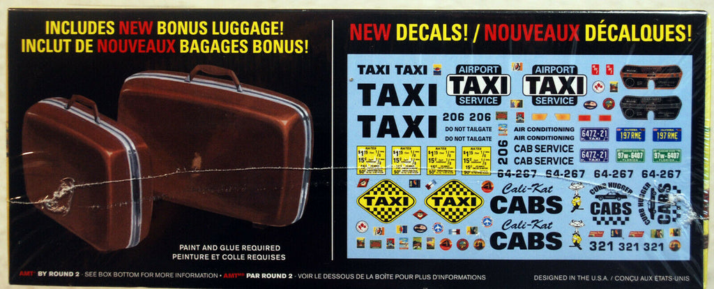 AMT 1243 1970 Ford Galaxie Taxi 1:25 neu 2021