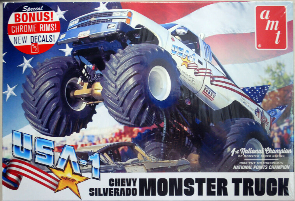 Chevrolet Silverado Monster Truck USA 1 1:25 AMT 1252 wieder neu 2021