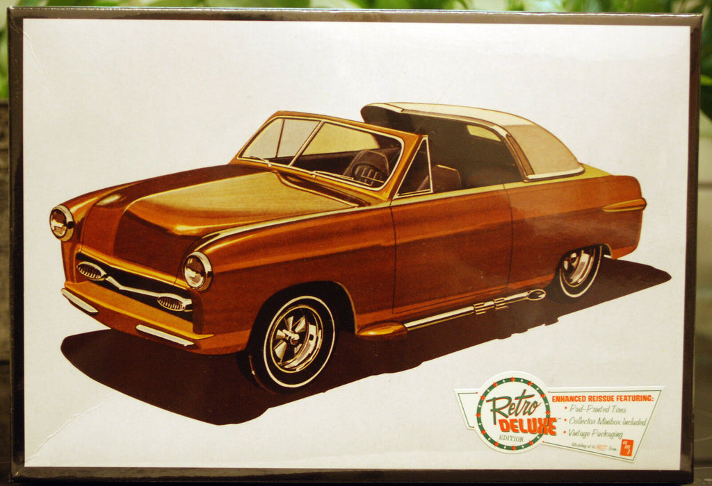 1950 Ford Convertible Show boat 3´n1, 1:25, AMT 929 Wiederauflage neu 2016