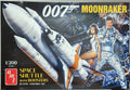 AMT 1208 Space Shuttle w.Booster Rockets James Bond 007 Moonraker 1:200