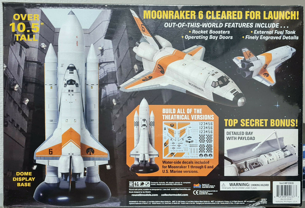 AMT 1208 Space Shuttle w.Booster Rockets James Bond 007 Moonraker 1:200