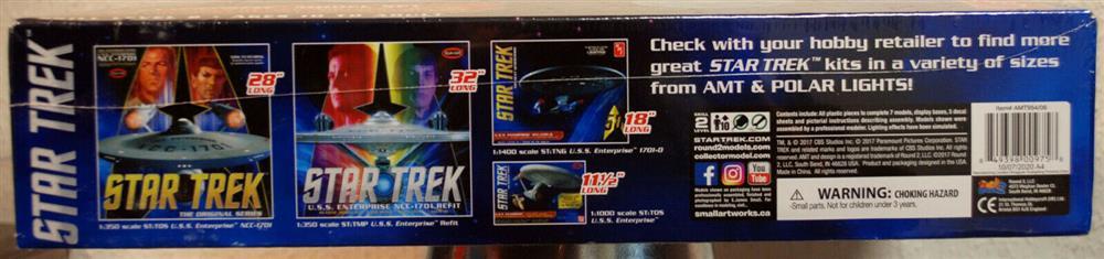 AMT 954 Star Trek USS Enterprise 7 Model Set 1:2500