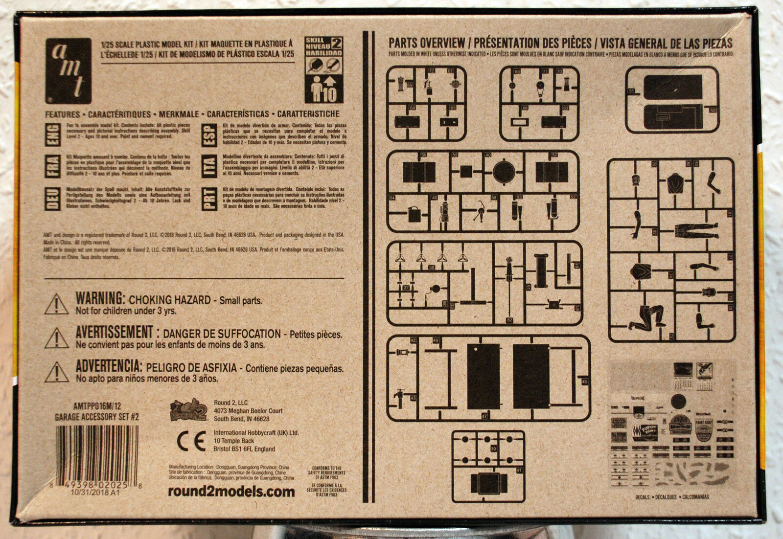 AMTPP 016 Tip Top Shop Werkstatteinrichtung & 2 Figuren 1:25 neu 2019