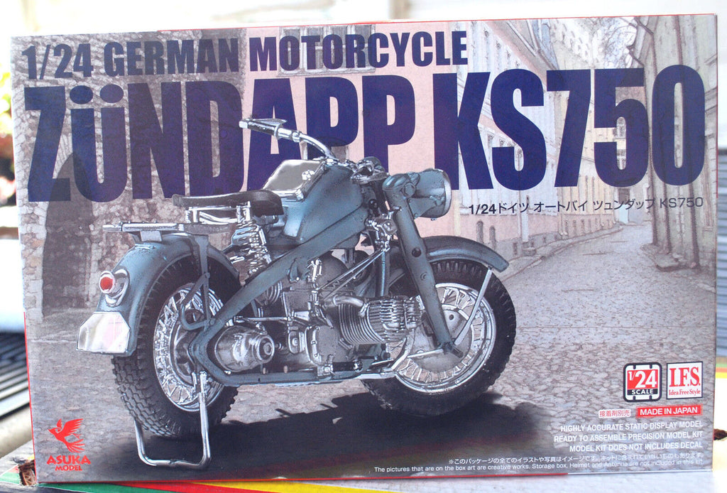 1941 Zündapp KS 750 Solomaschine 1:24 Asuka 24006