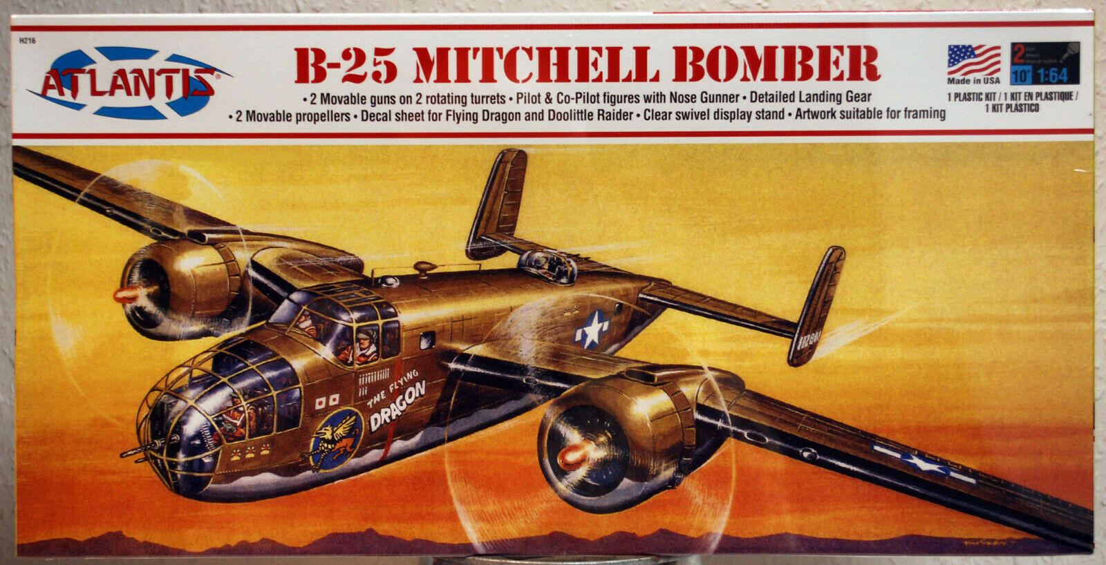B 25 Mitchell The flying Dragon 1:64  Atlantis 216
