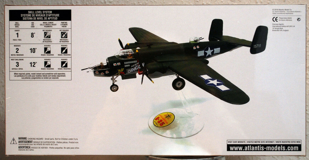 B 25 Mitchell The flying Dragon 1:64  Atlantis 216