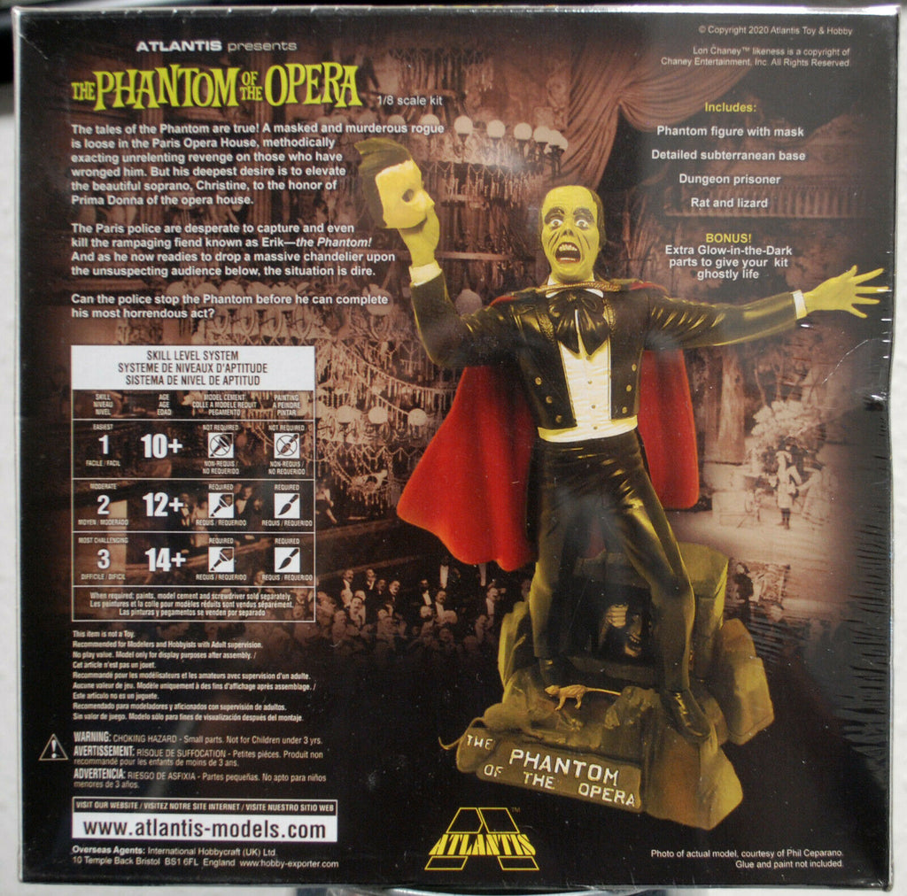 Phantom of the Opera Glow Parts Snap Kit 65 Anniversary 1:8  Atlantis 451