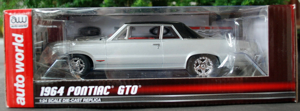 1964 Pontiac GTO Silber 1:24 Autoworld 24007 diecast Fertigmodell