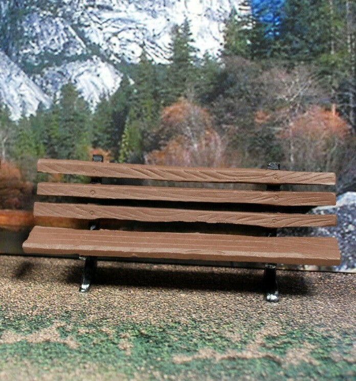38436 American Diorama Bench Sitzbänke Parkbank 1St. oder 2St. zur Auswahl 1:24