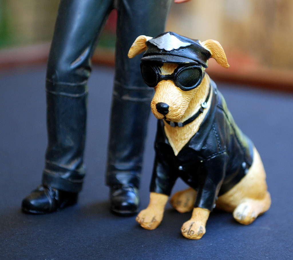 77713 American Diorama Biker Motorradbeifahrer Buddy Hersey, 1:12