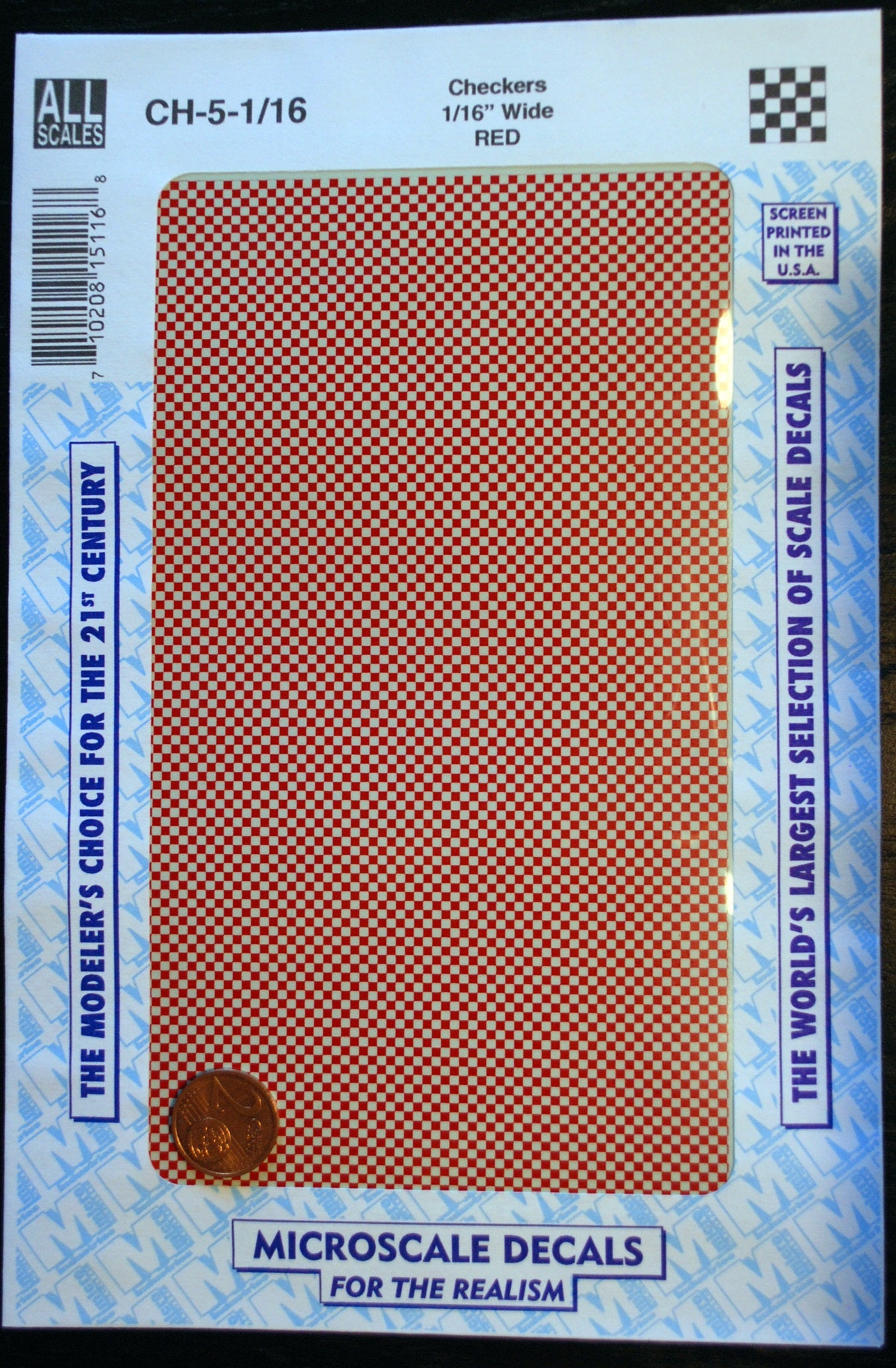 Micro Scale Decals Abziehbild Nassschiebebild versch. Farben+Größen checker Karo