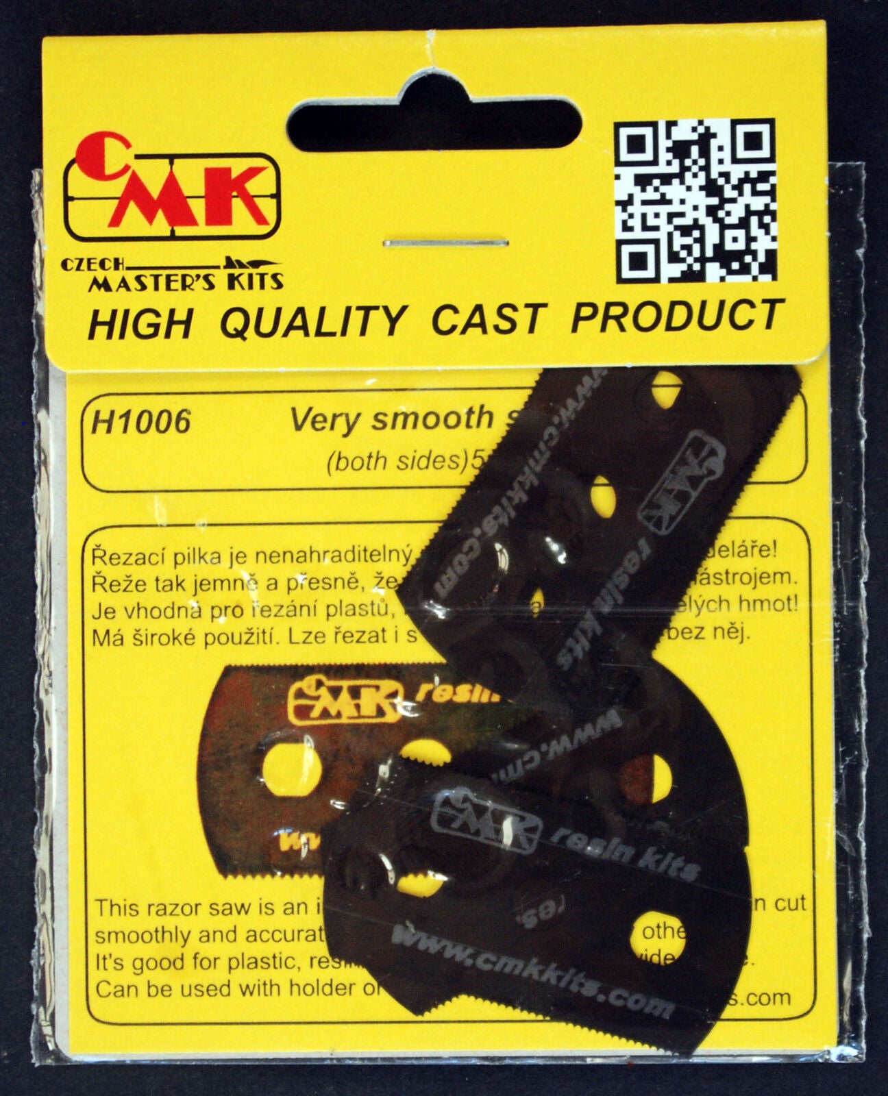 CMK 1000 - 1007 Sägeblätter Fotogeäzt Hobby Mini Razor Saw Model Saw
