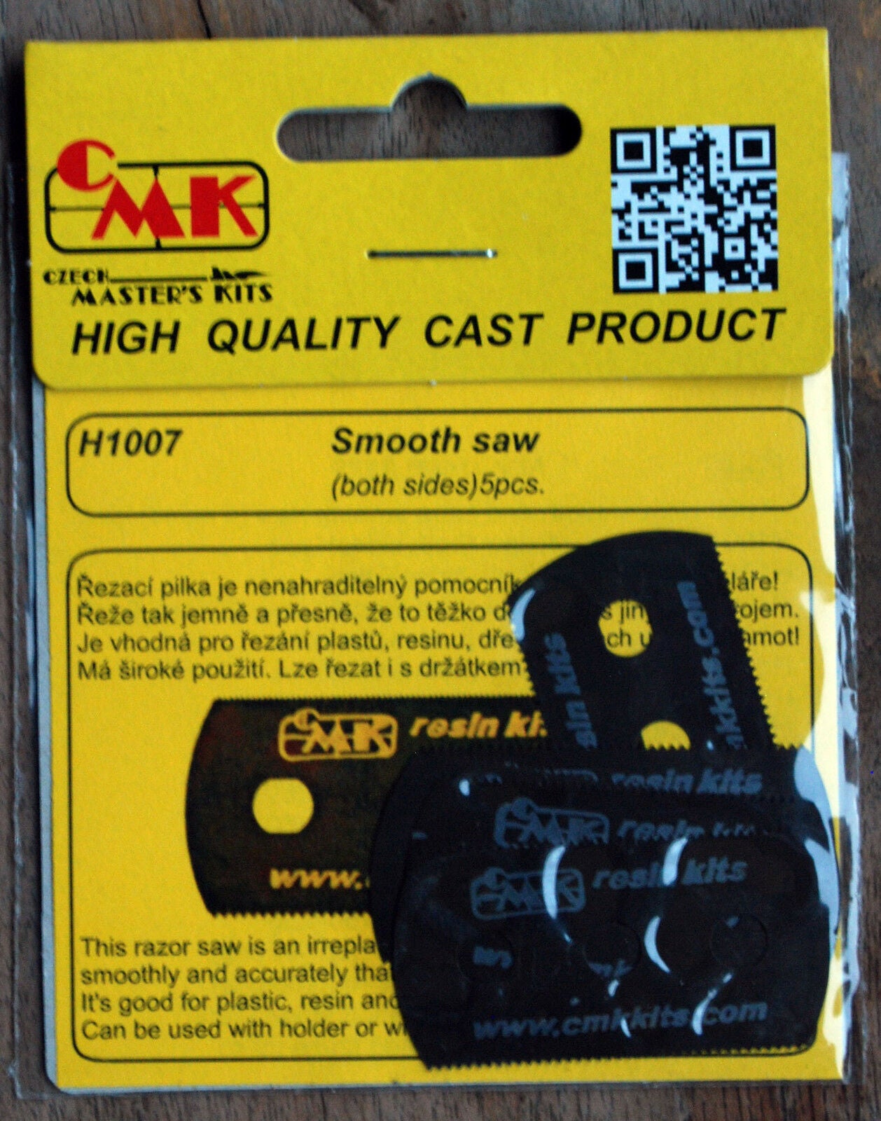 CMK 1000 - 1007 Sägeblätter Fotogeäzt Hobby Mini Razor Saw Model Saw
