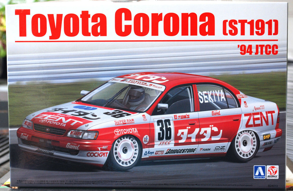 Aoshima Beemax 24013 1994 Toyota Corona ST191 JTCC # 37  Esso 1:24 #17