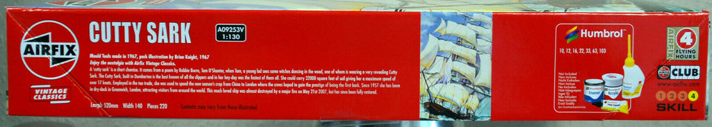 Airfix A09253V 1869 Cutty Sark 1:130