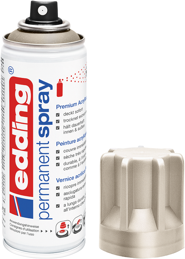 EDDING 5200 Edding Spray Acryllack Permanentspray Farbauswahl Sprühköpfe