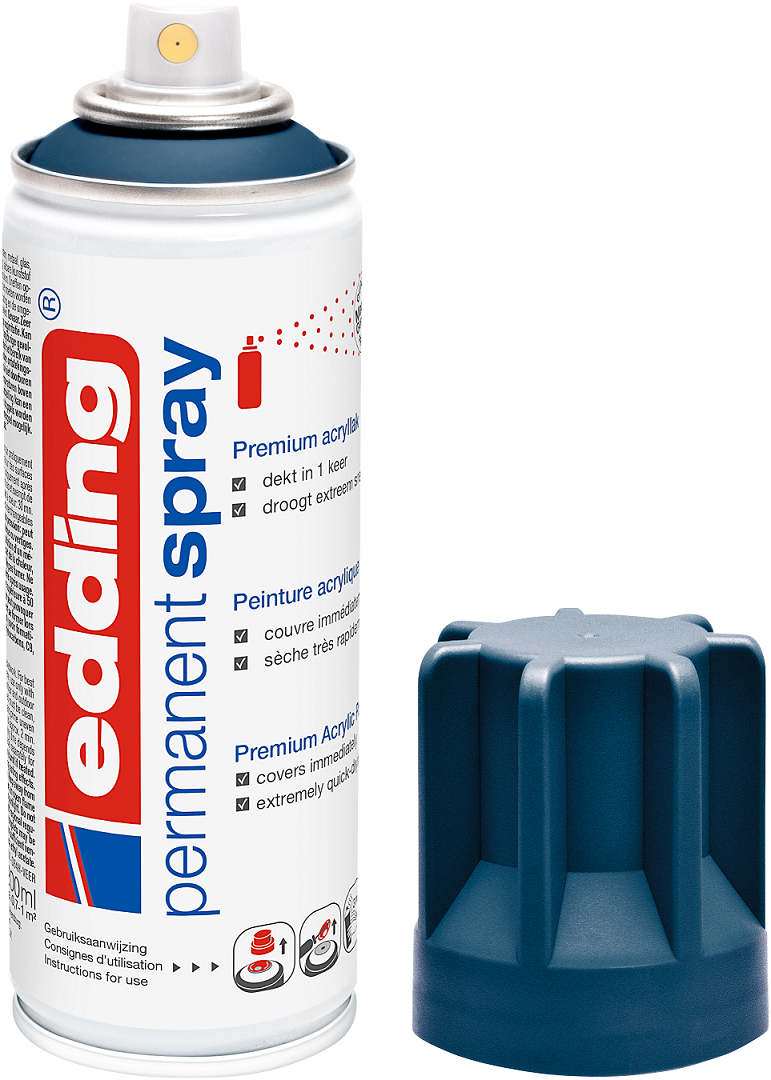 EDDING 5200 Edding Spray Acryllack Permanentspray Farbauswahl Sprühköpfe