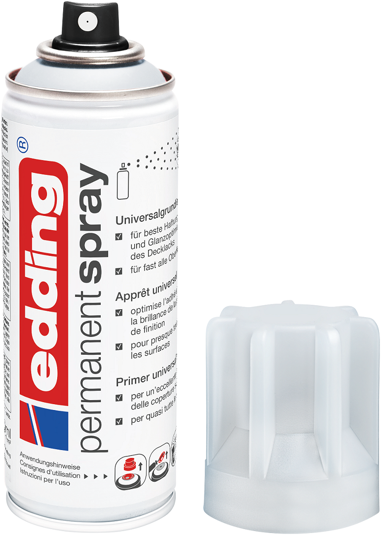 EDDING 5200 Edding Spray Acryllack Permanentspray Farbauswahl Sprühköpfe