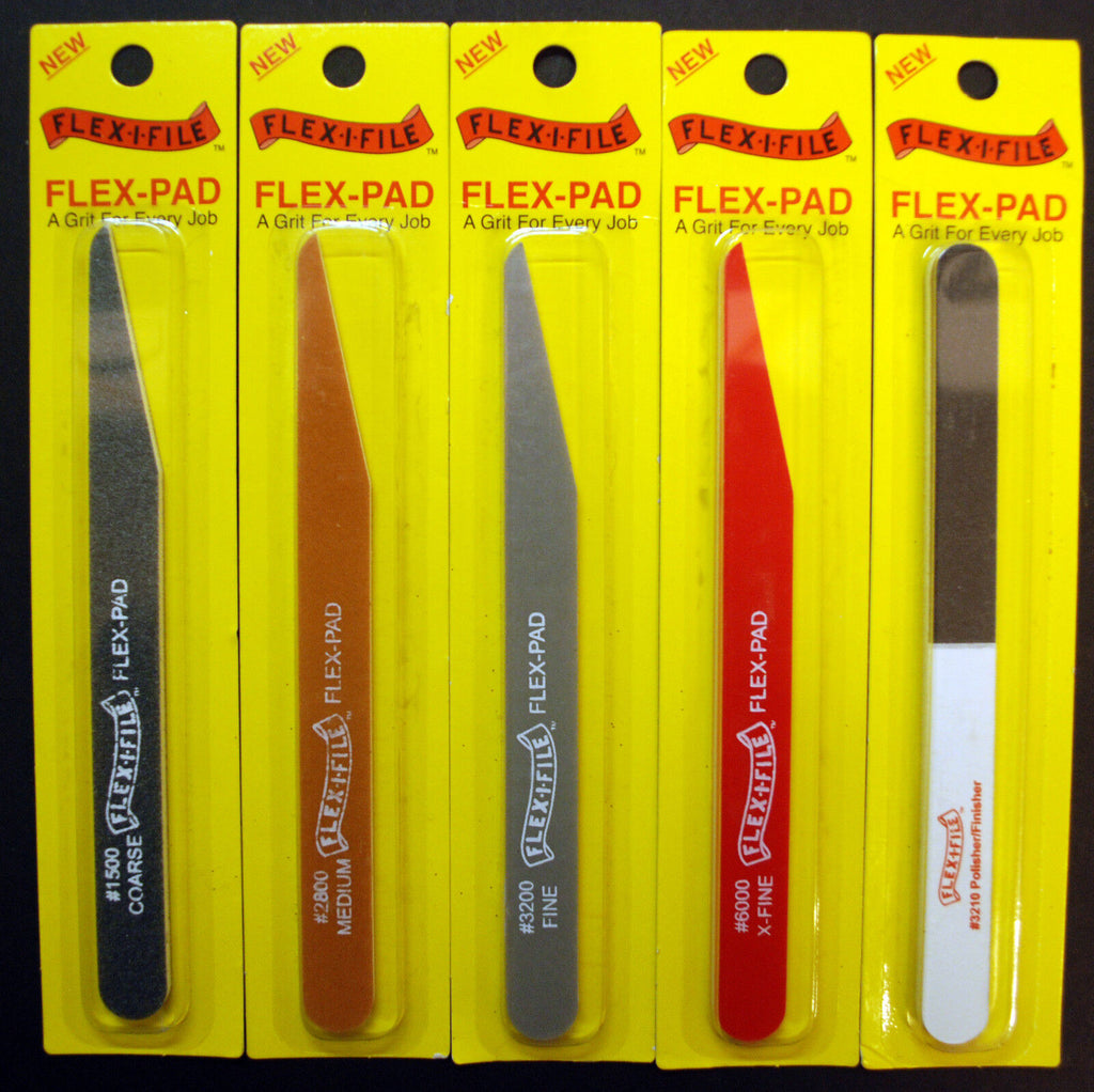 Flex Pad, Flexible Sander, flexibele Feilen, versch. Körnung