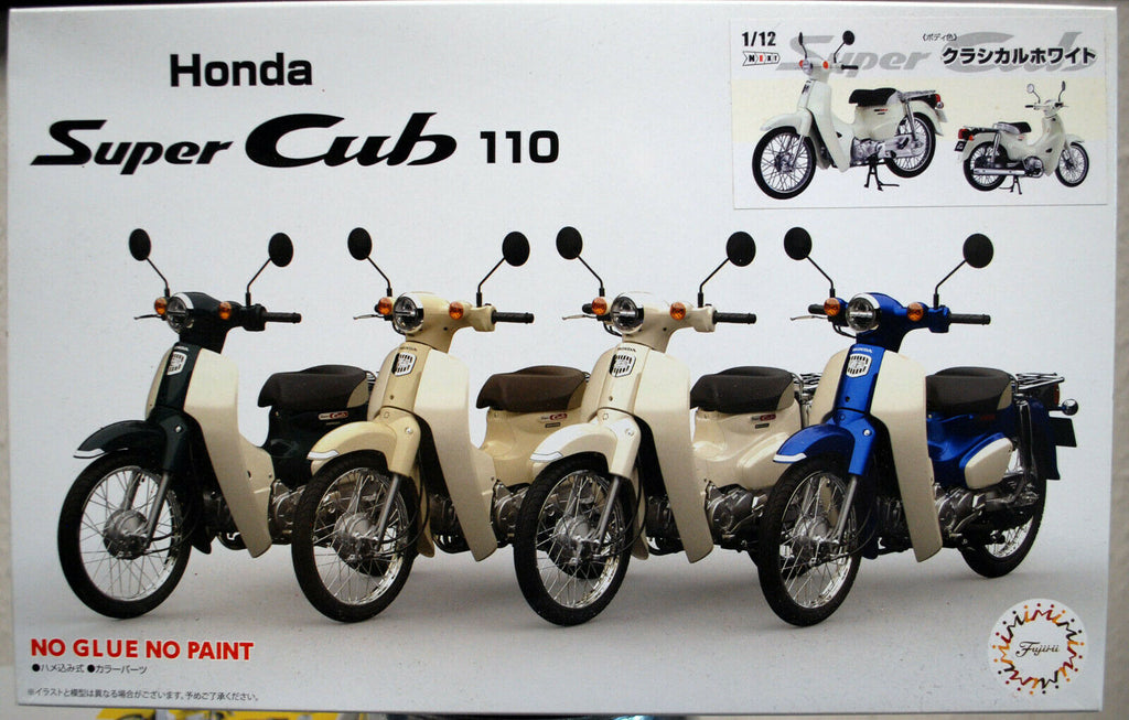 Fujimi 141824 Honda Super Cub cremeweiß 1:12