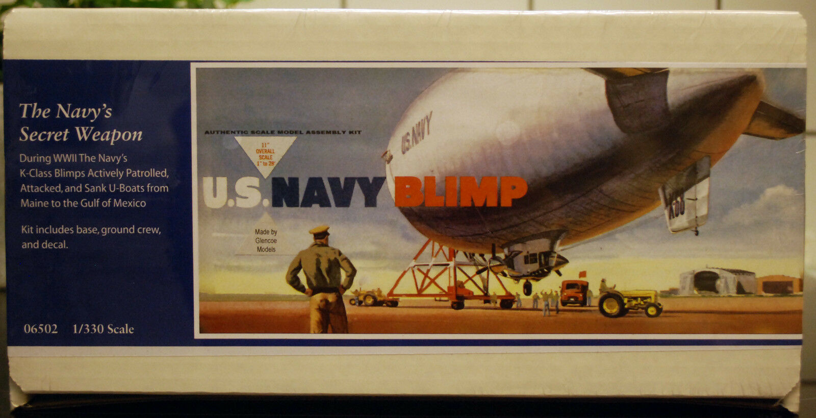 US Navy Blimp Zeppelin, 1:330, Glencoe 6502